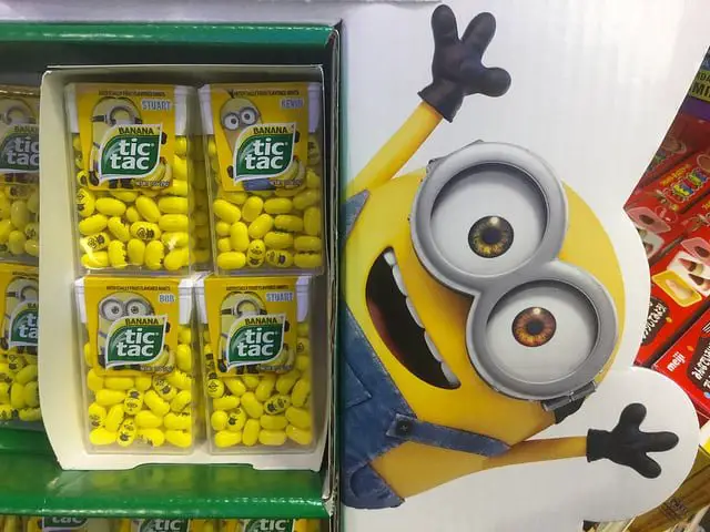 Minion Tic Tacs