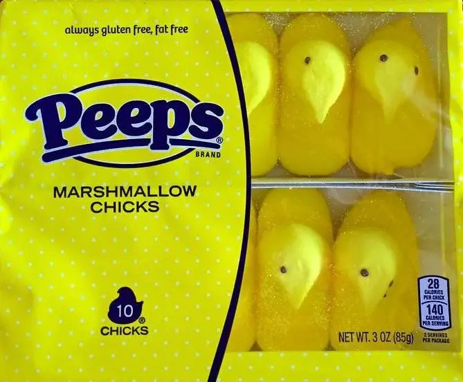 Peeps Original Non-vegan Marshmallow Chicks