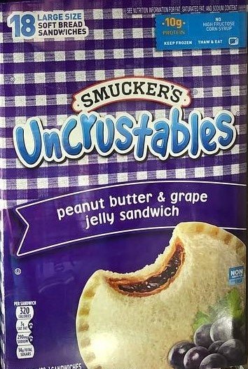 Smuckers Vegan Uncrustables