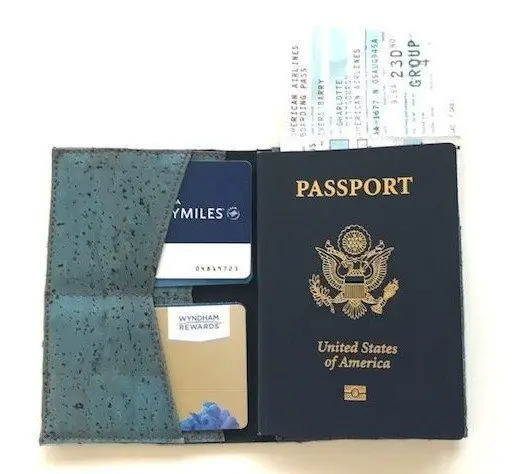 The Cork Tree Boutique's Vegan travel wallet