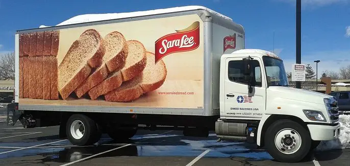 Sara Lee Bread Truck