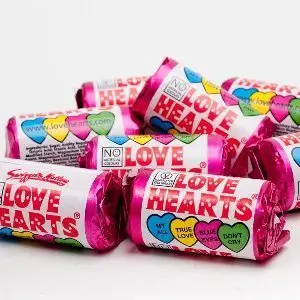 Love Hearts Vegan Candy