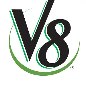 Is V8 Vegan Splash Energy Vegetable Logo