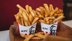 are kfc fries vegan logo