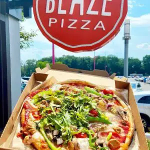 blaze pizza vegan options logo