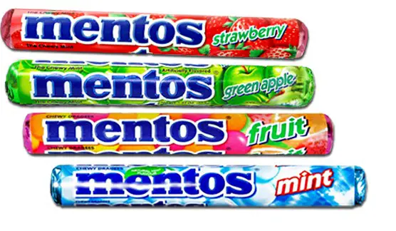 are mentos vegan