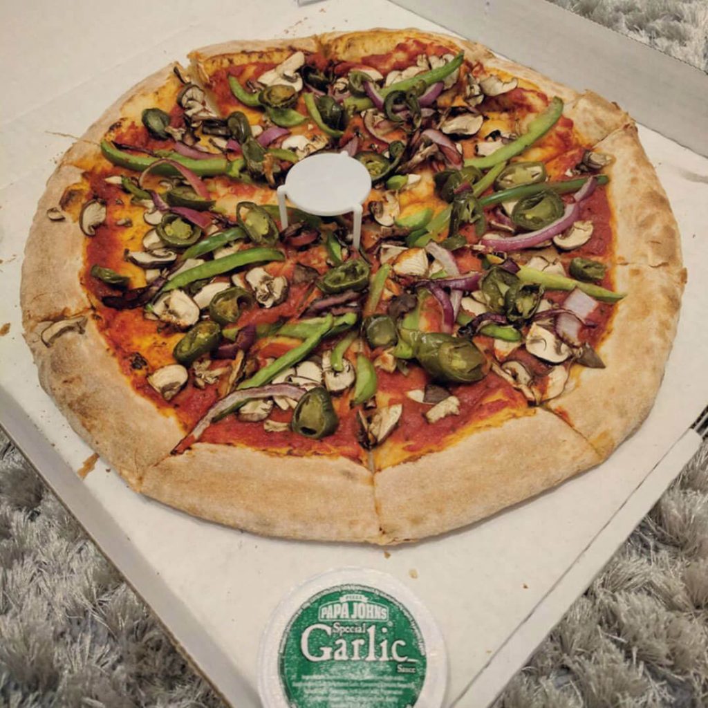 vegan papa johns pizza