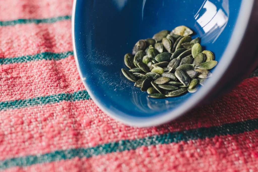 pumpkin seeds are great sources of iron