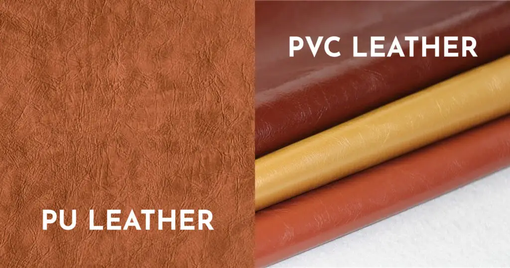 pu leather vs. pvc leather