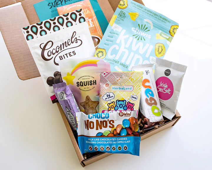 sweets and treats vegan gift box