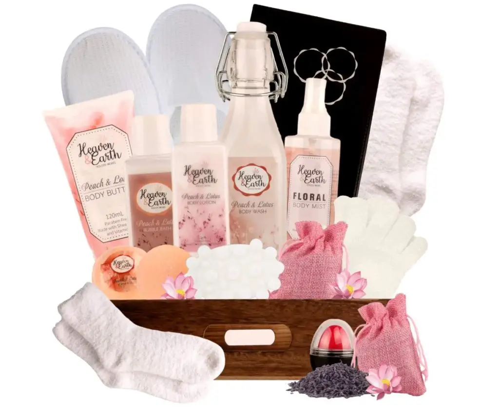 vegan spa gift basket