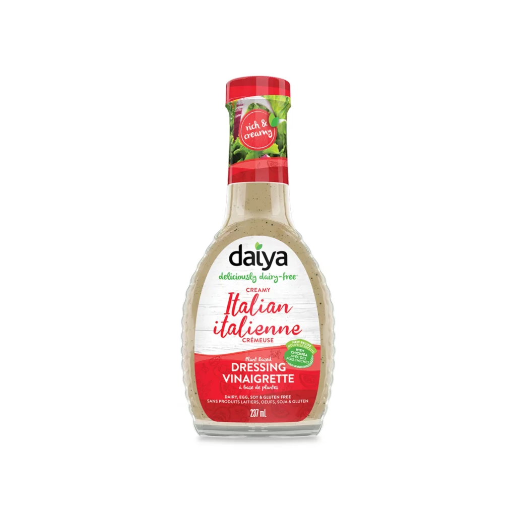 Vegan Italian Dressing - Daiya creamy Italian dairy-free dressing