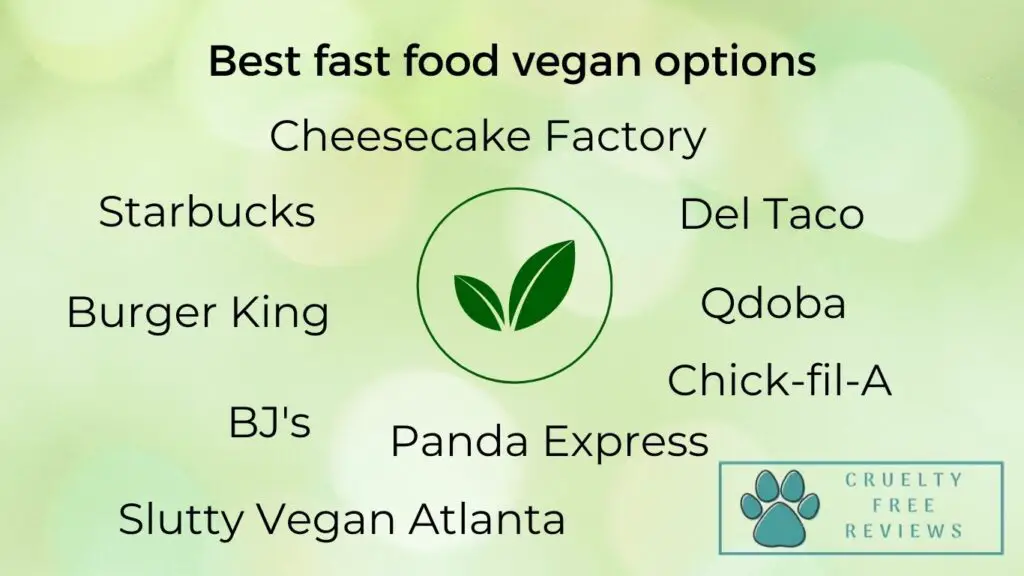 best vegan fast food options