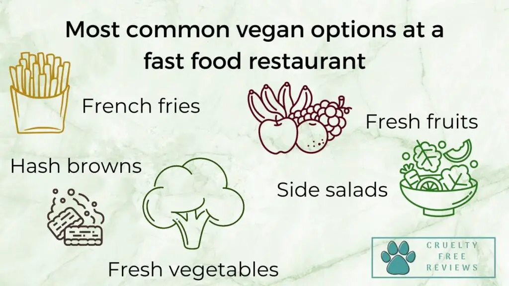 what are the fast food vegan options
