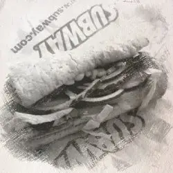Vegan Sandwich Sub Sketch